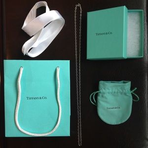 Tiffany & Co Sterling Silver Oval Link Chain